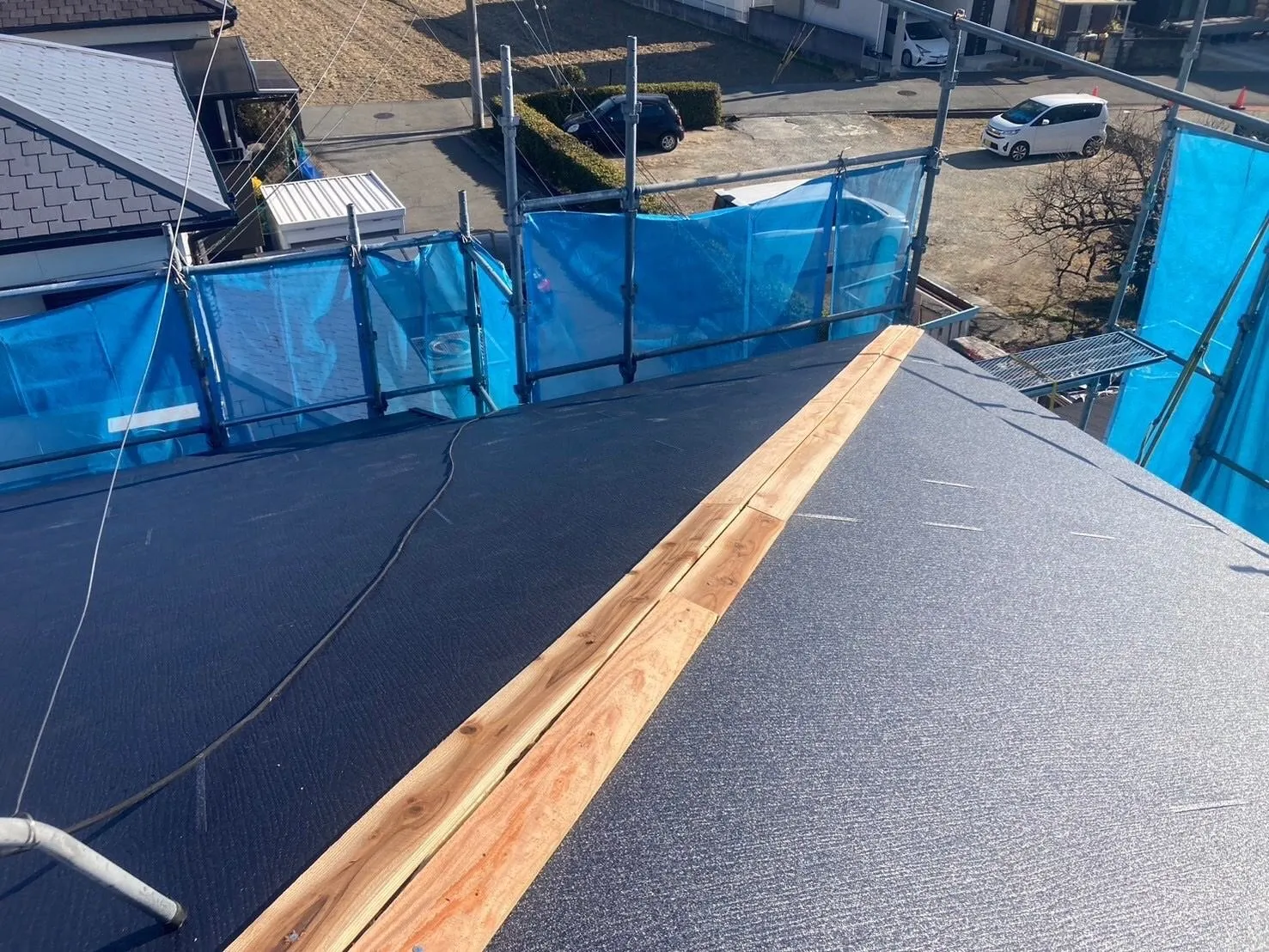 明石市大久保町森田N様邸屋根カバー工事