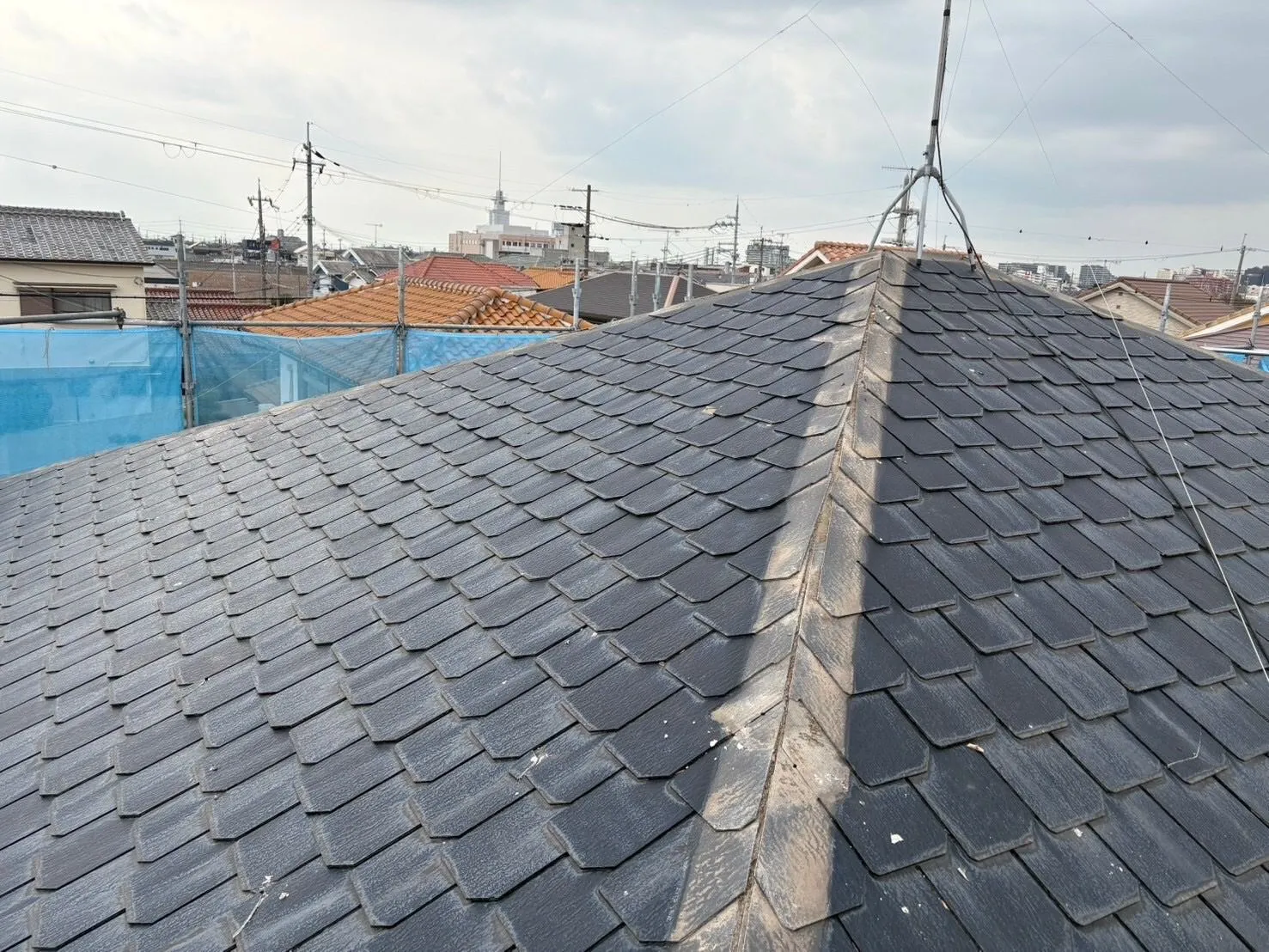 明石市大久保町森田N様邸屋根カバー工事