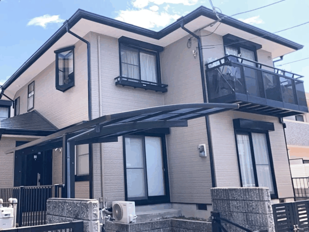 神戸市西区池上K様　窯業系サイディング外壁塗装・スレート瓦屋根塗装工事