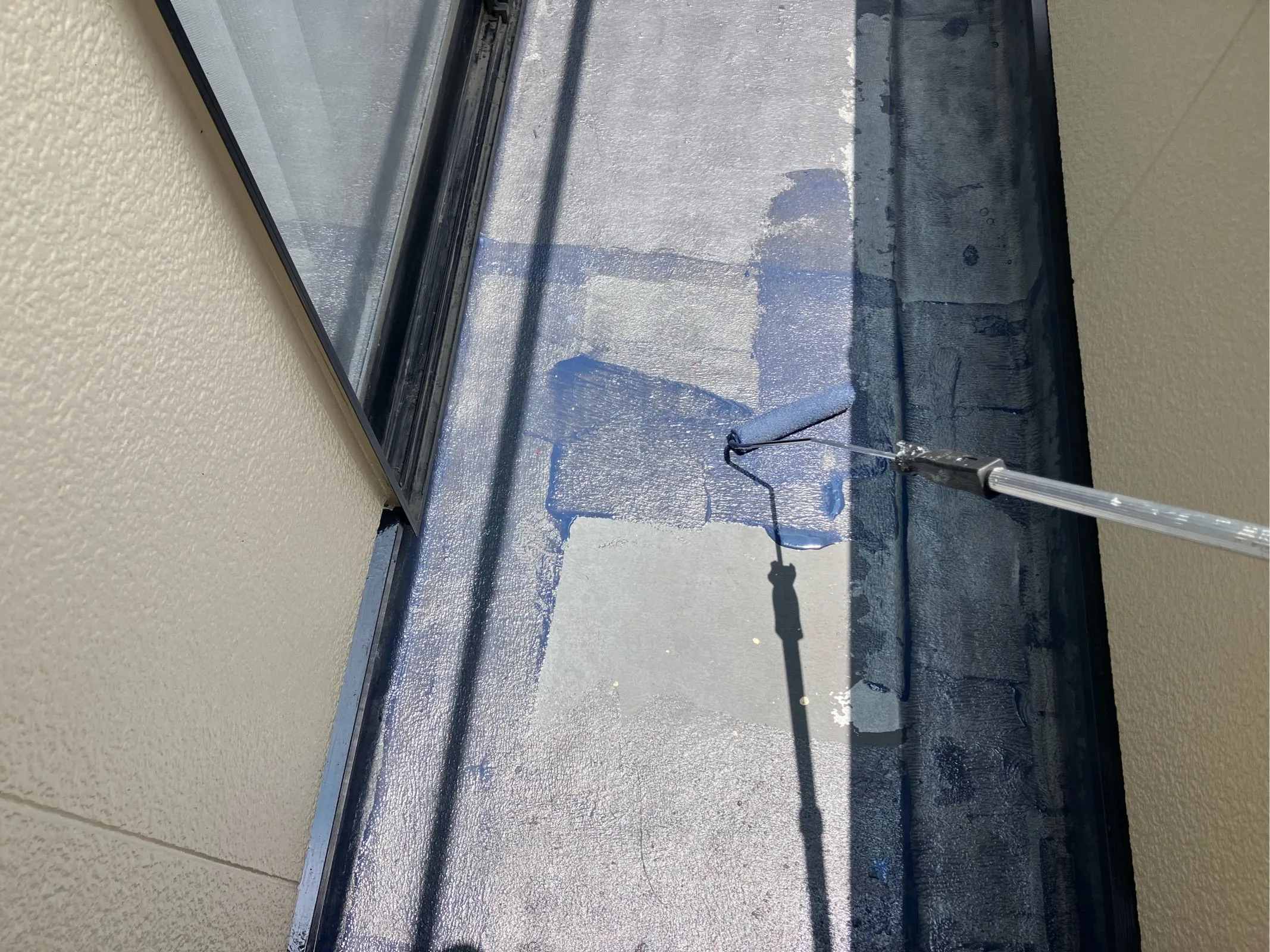 加東市社F様邸ベランダ塗装