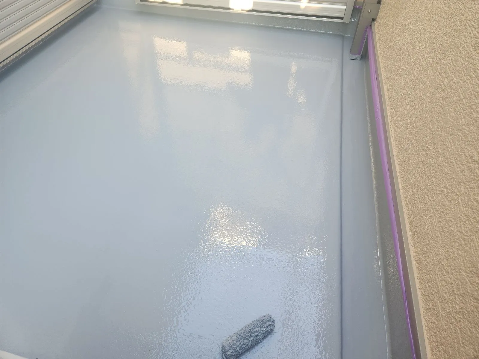 神戸市垂水区小束山手Y様邸ベランダ塗装