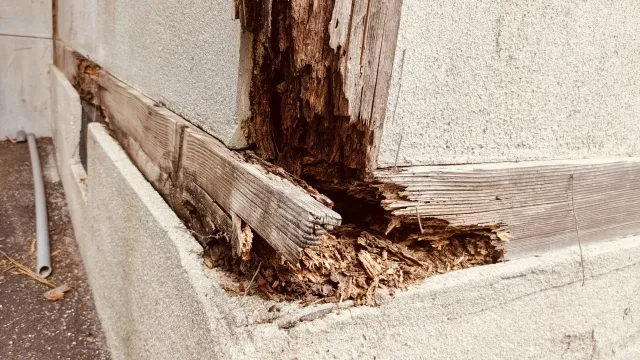 雨漏りマンション画像