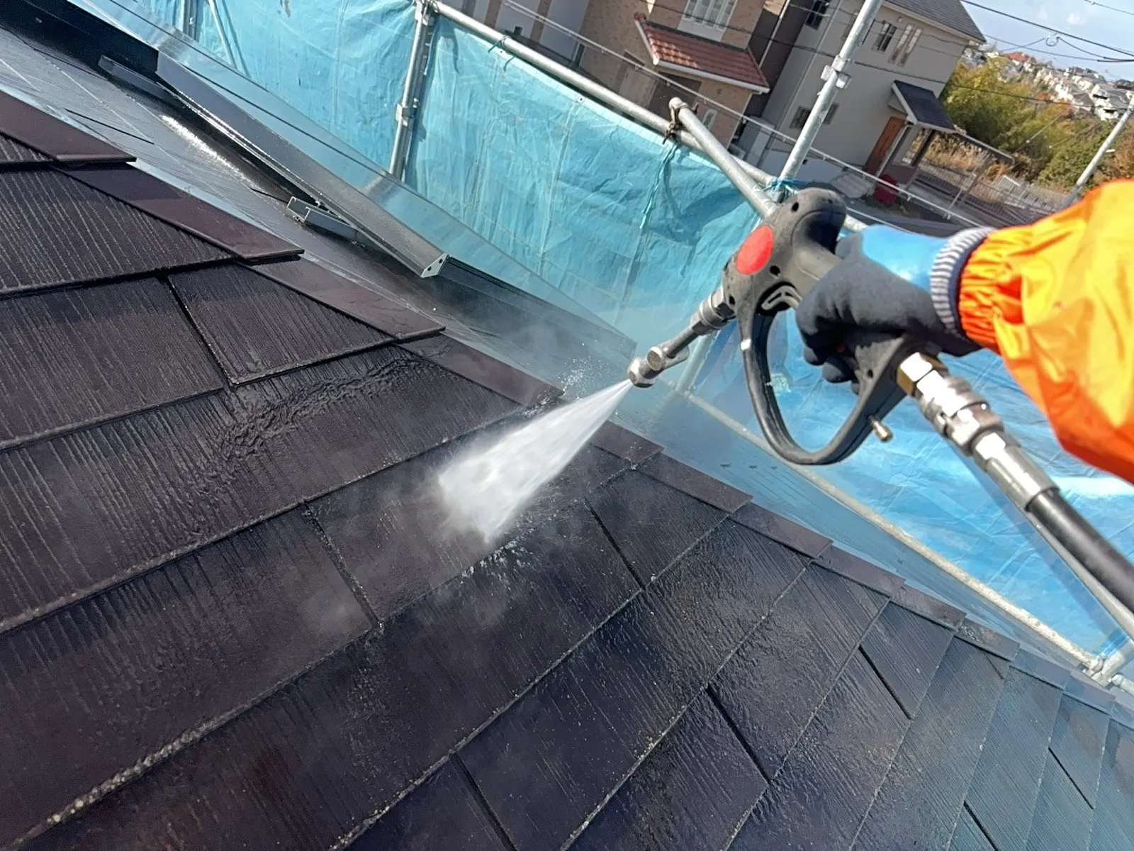 神戸市北区松宮台K様邸高圧洗浄