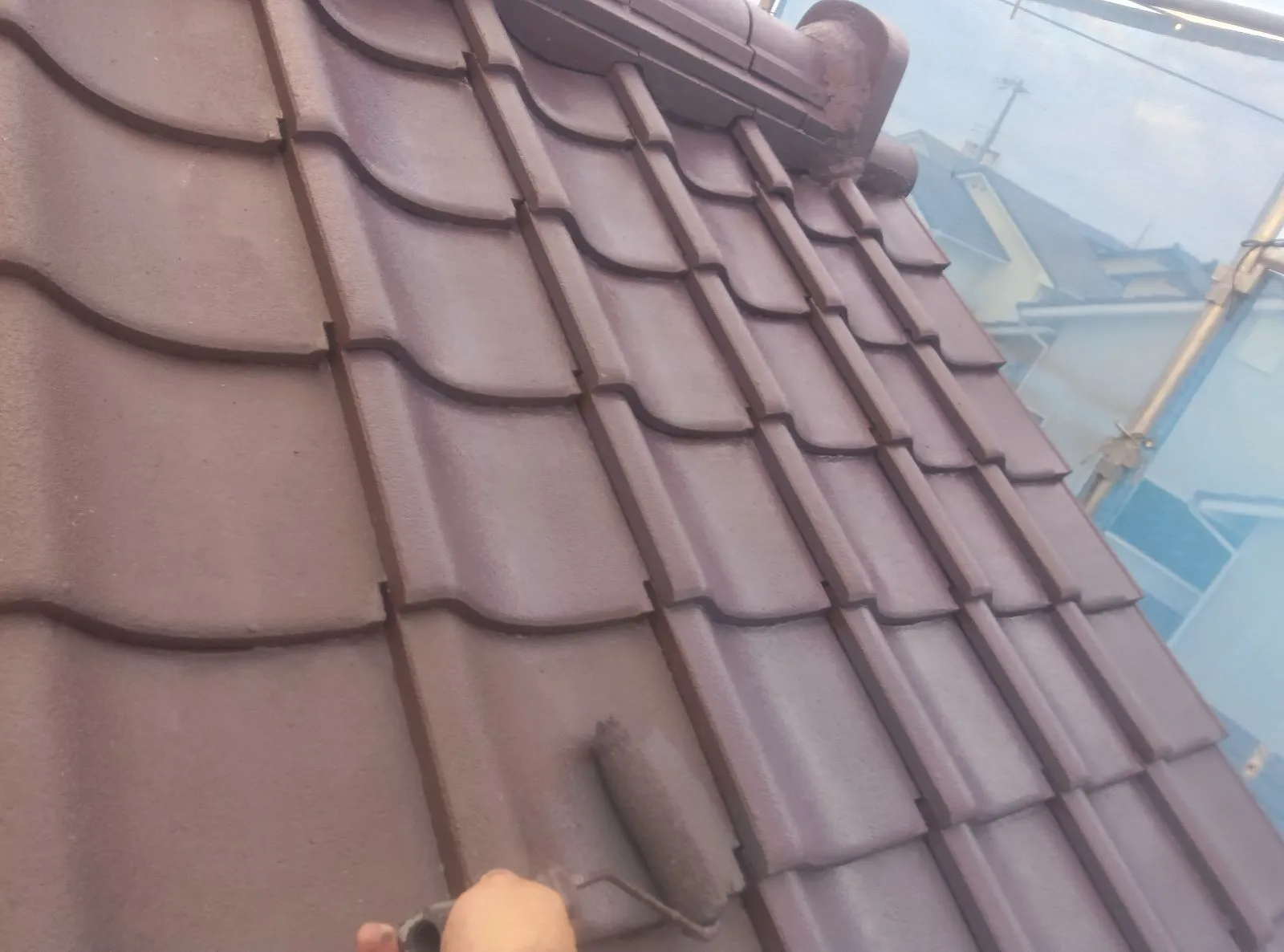 神戸市須磨区南落合K様邸屋根塗装