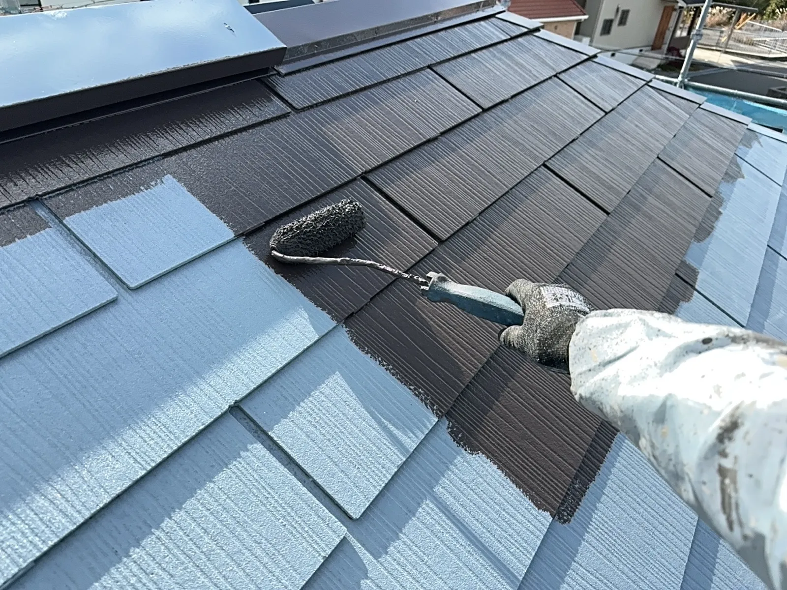 神戸市北区松宮台K様邸屋根塗装