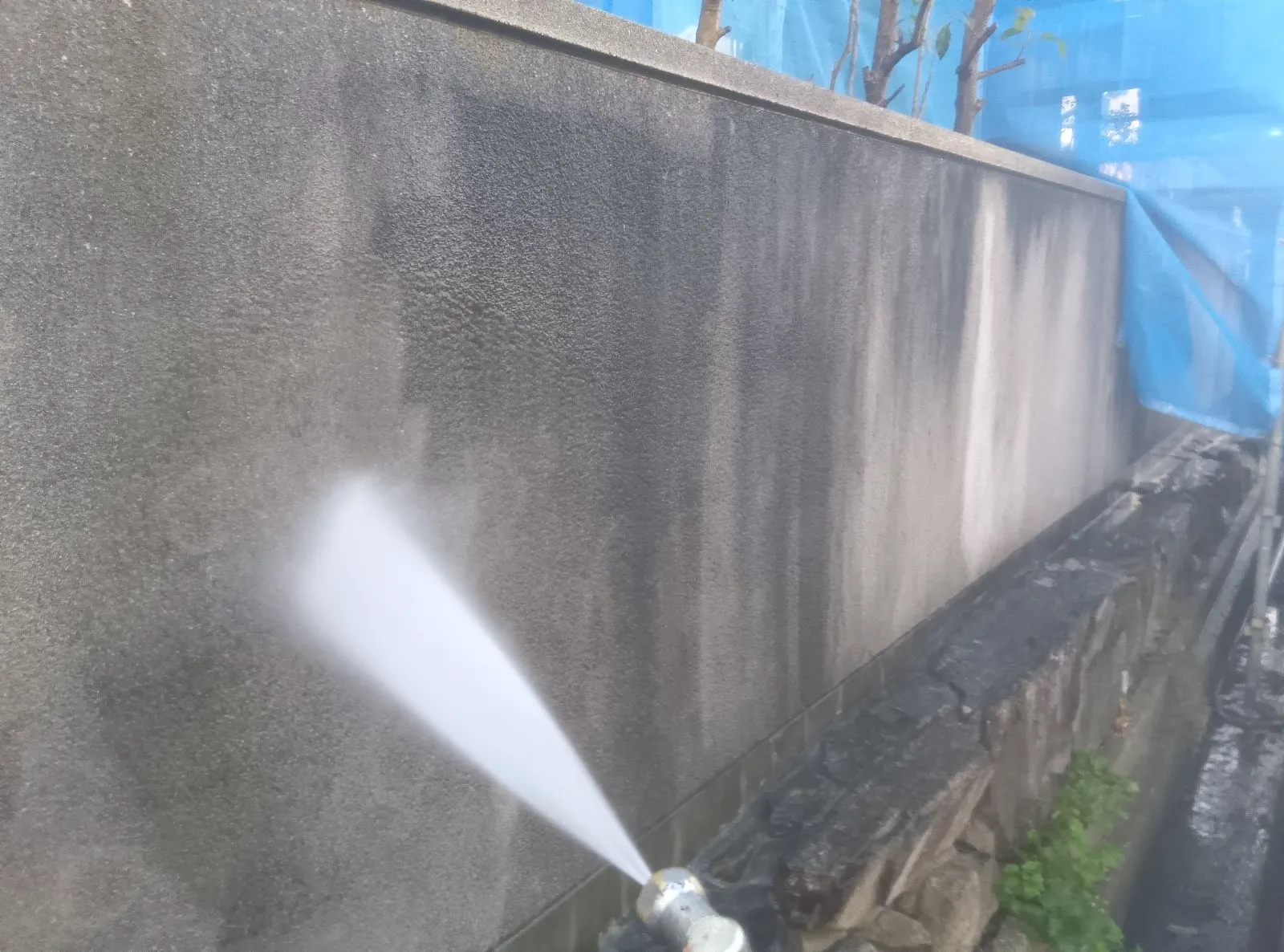 神戸市須磨区南落合K様邸高圧洗浄