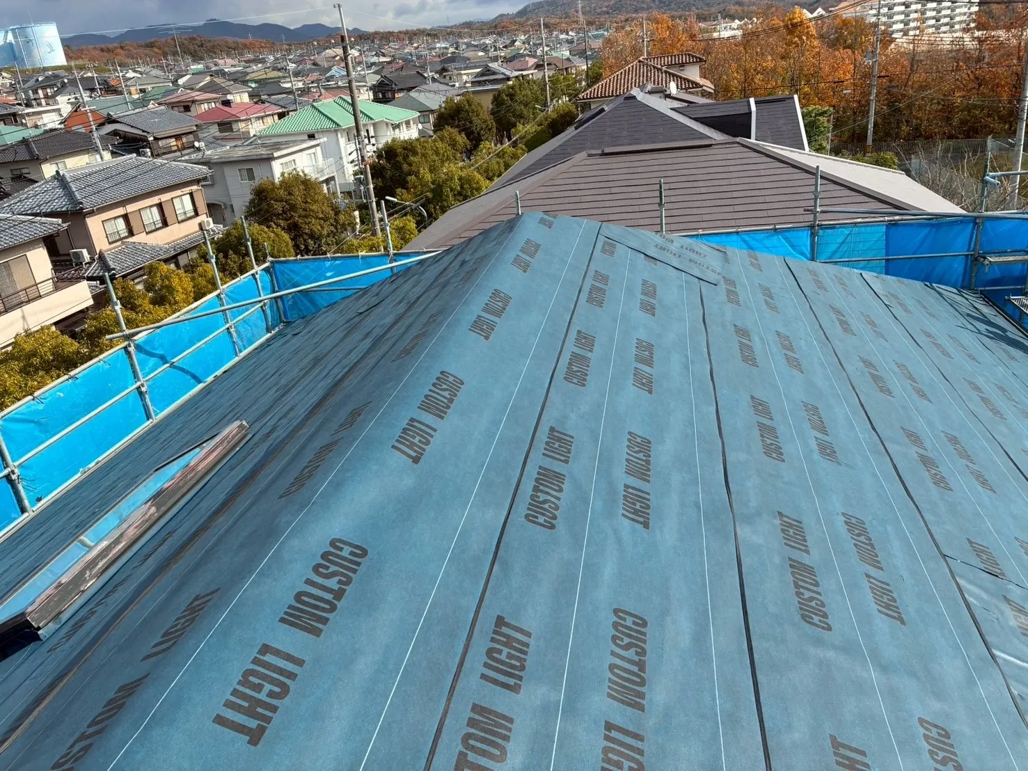 神戸市西区美穂が丘Y様邸屋根カバー工法
