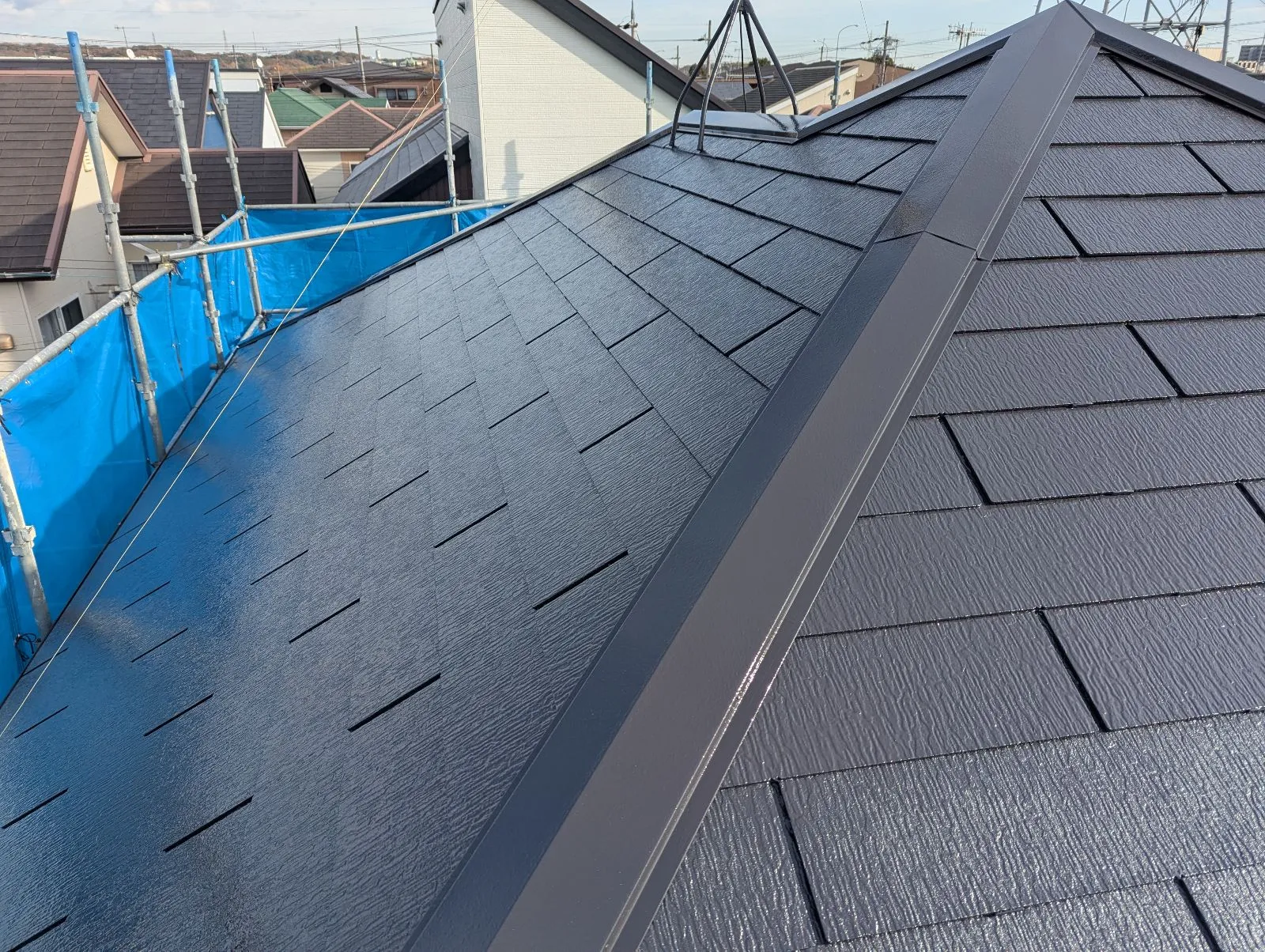 神戸市西区小山K様邸屋根塗装