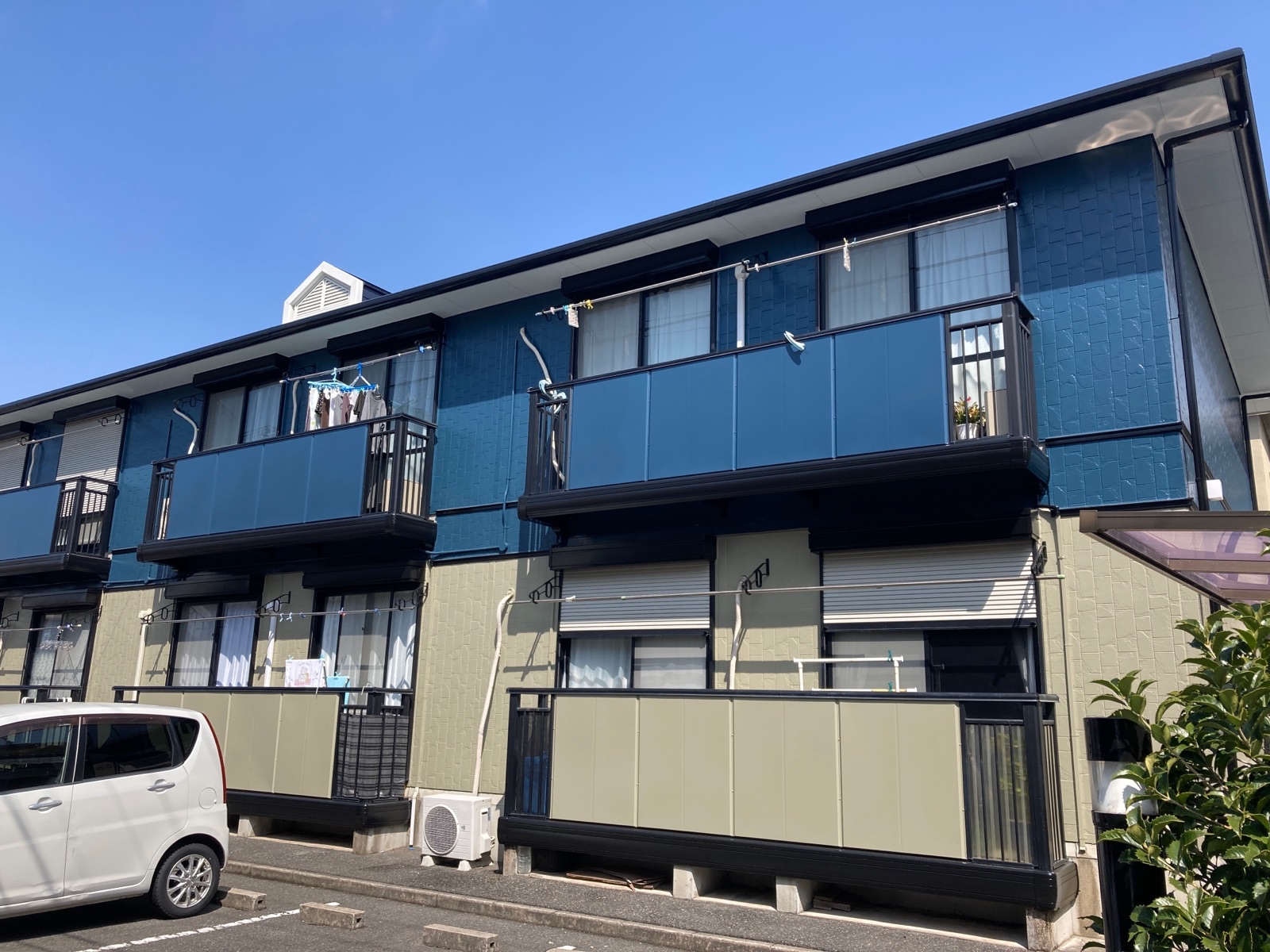 神戸市西区 アパート外壁塗装 施工実績