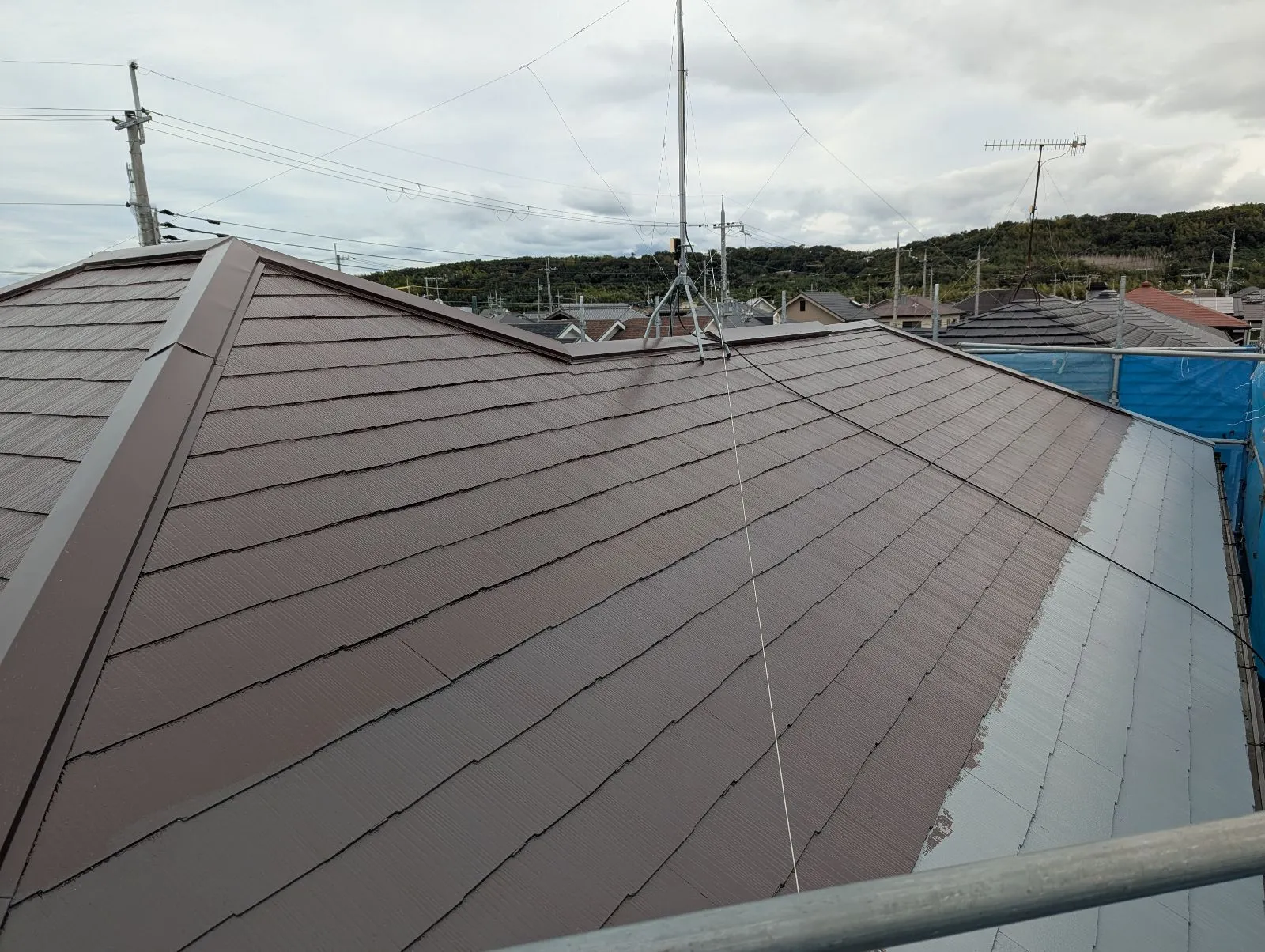 神戸市西区宮下O様邸屋根塗装