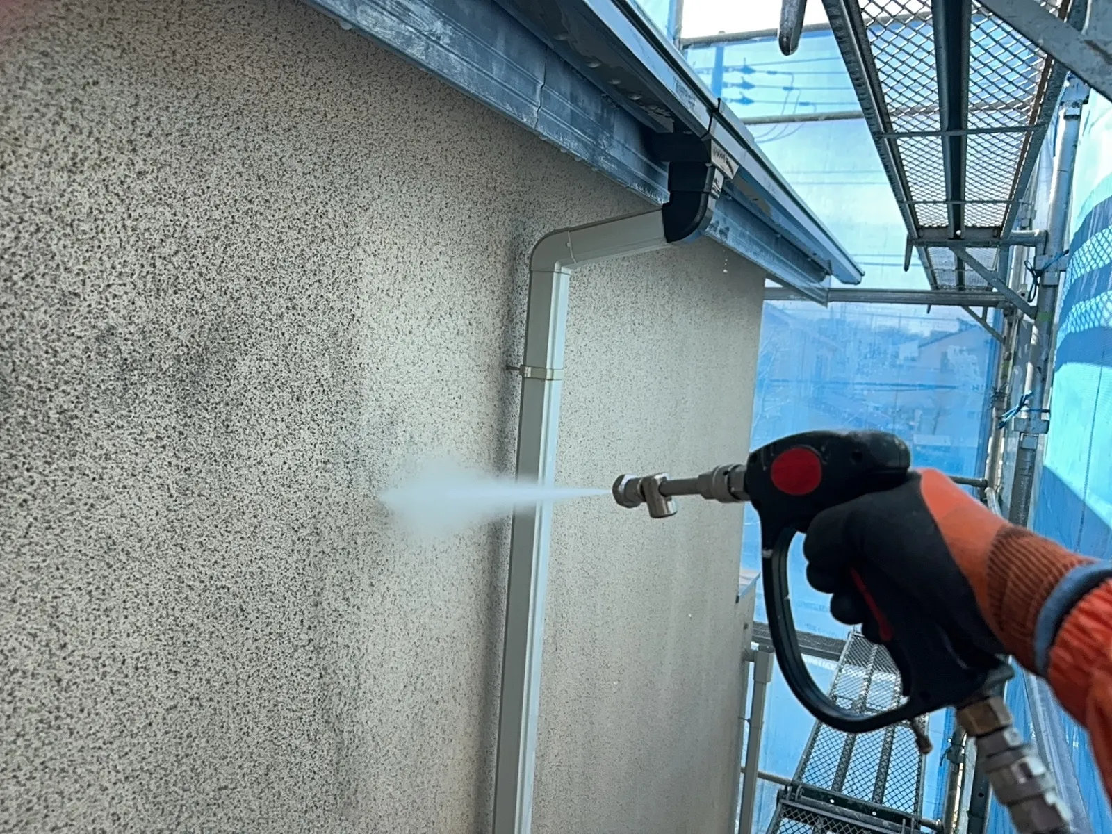 神戸市西区井吹台北町N様邸高圧洗浄