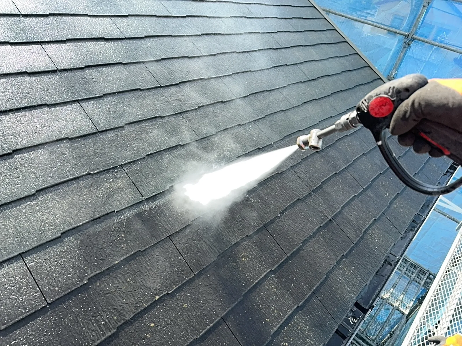 神戸市西区井吹台北町N様邸高圧洗浄