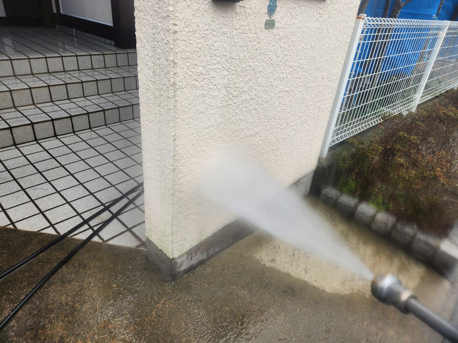 神戸市西区井吹台東町I様邸高圧洗浄