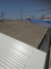 工場屋根スレート　葺き替えのサムネイル画像