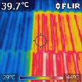 遮熱塗料　比較　サーモグラフィ