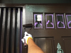 201592984143.jpeg玄関ドア上塗り全体像