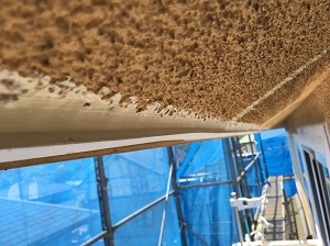 軒天コーキング完了