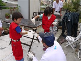 こども塗装体験　